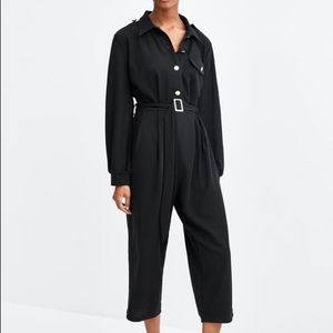 Zara black jumpsuit